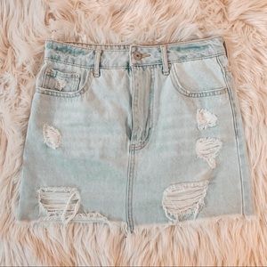 Denim Mini Skirt